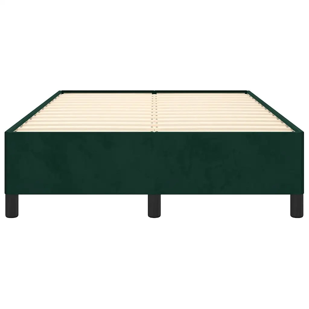 Giroletto senza Materasso Verde Scuro 120x190 cm Velluto 3269654