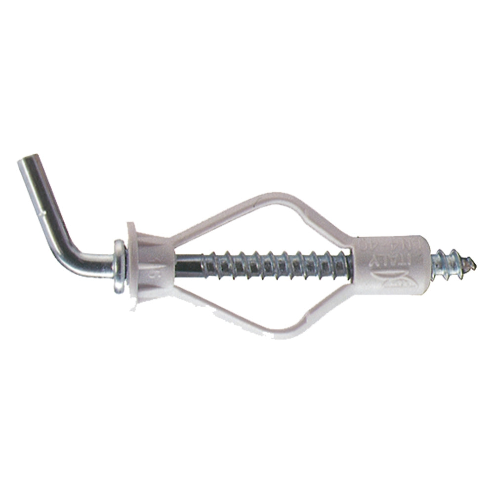 TASSELLO LASTRO NYLON LN4-40/1  mm 8 x  40 - gancio corto- 200 pezzi  - G&B