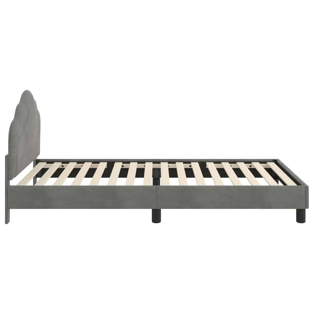 Struttura letto bambini con testata Grigio scuro 80 x 200 cm 42010944