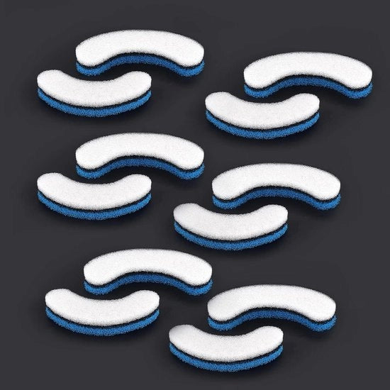 Filtro per Acqua per Gatti, Sostituzione per Fonte per Gatti, 3 Sistemi di Filtrazione, Filtro Soffice per Acqua per Gatti, Blu