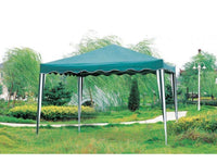 Gazebo pieghevole per esterno Camel verde 3x3 struttura in acciaio