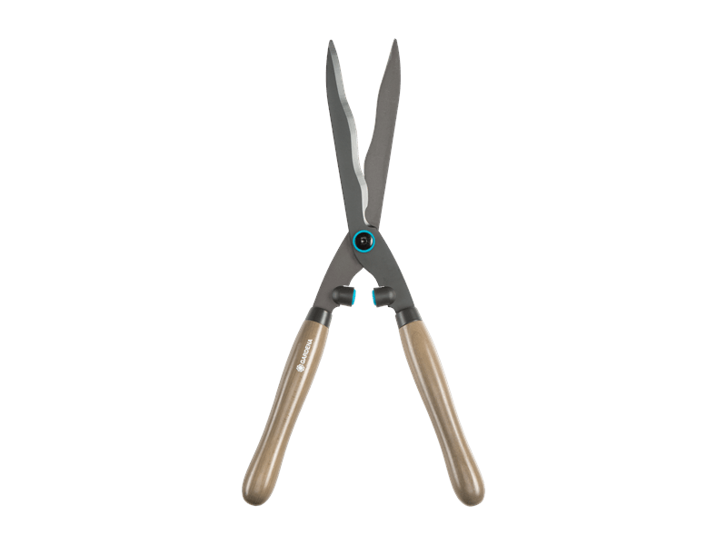 Cesoie per siepi NatureCut Gardena 123mm manici in legno certificato FSC 100%