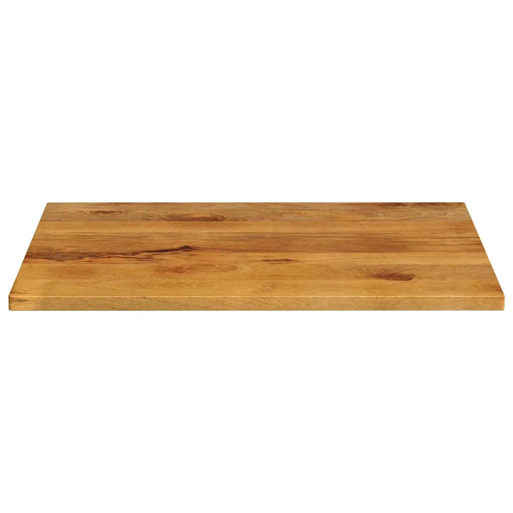 Piano per Tavolo 90x80x2,5 cm Rettangolare Legno Massello Mango 371611