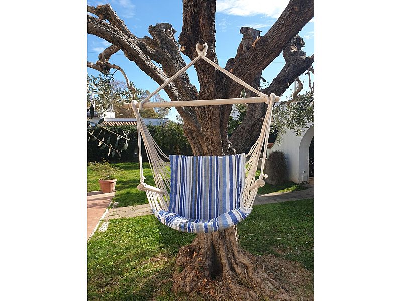 Amaca sospesa Twist poltrona a dondolo 100x50cm multicolor