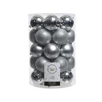 CONFEZIONE 34 PALLINE ARGENTO