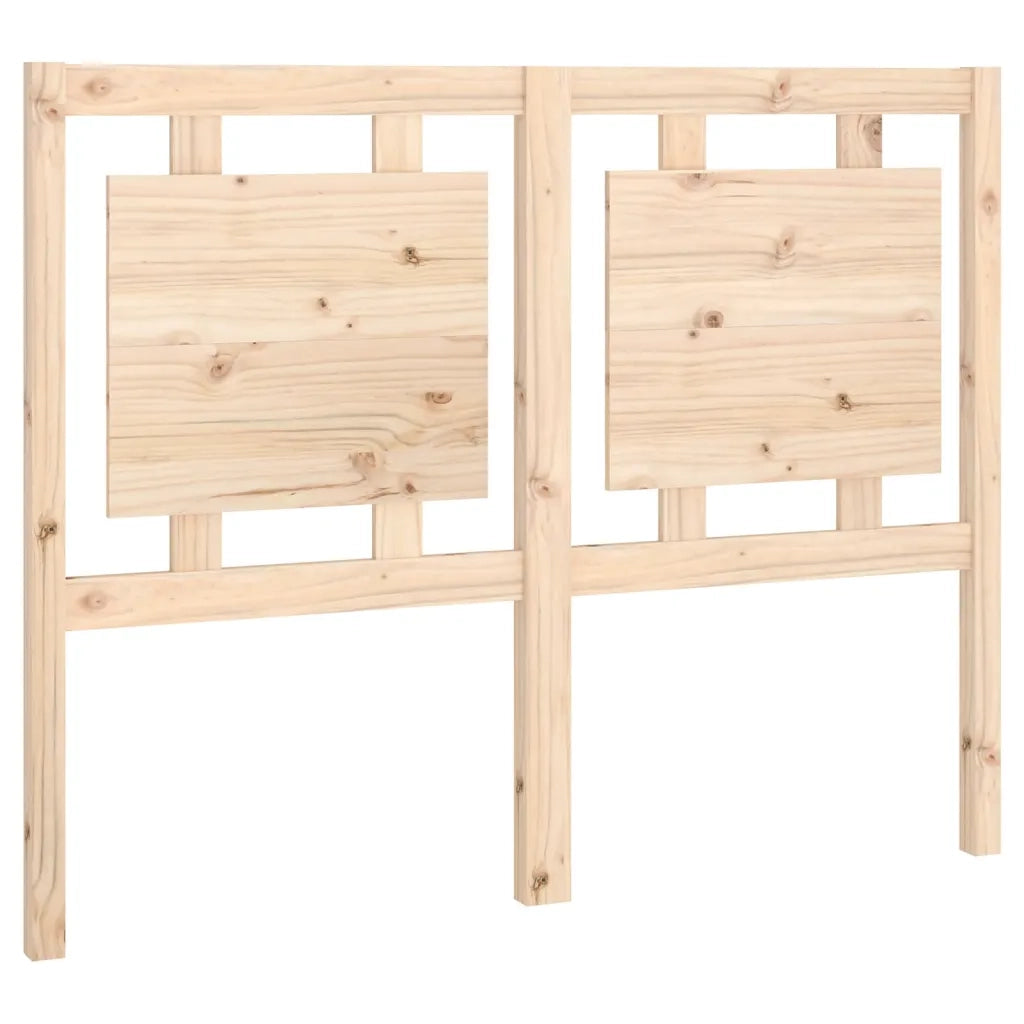 Testiera per Letto 125,5x4x100 cm in Legno Massello di Pino 817930