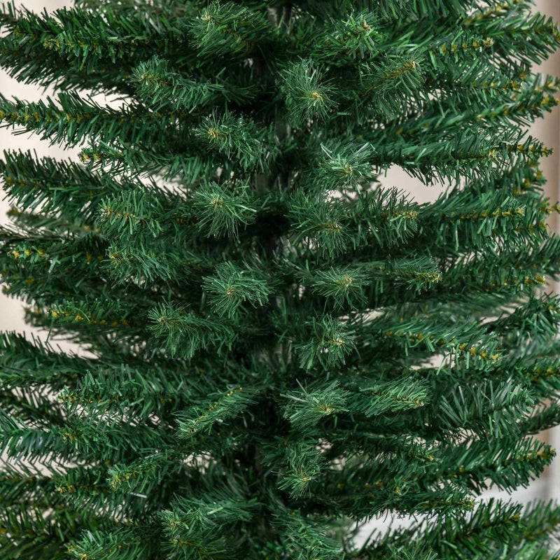 Albero di Natale artificiale, abete artificiale, con stella di Natale e supporto inclusi, 2,1 m, verde