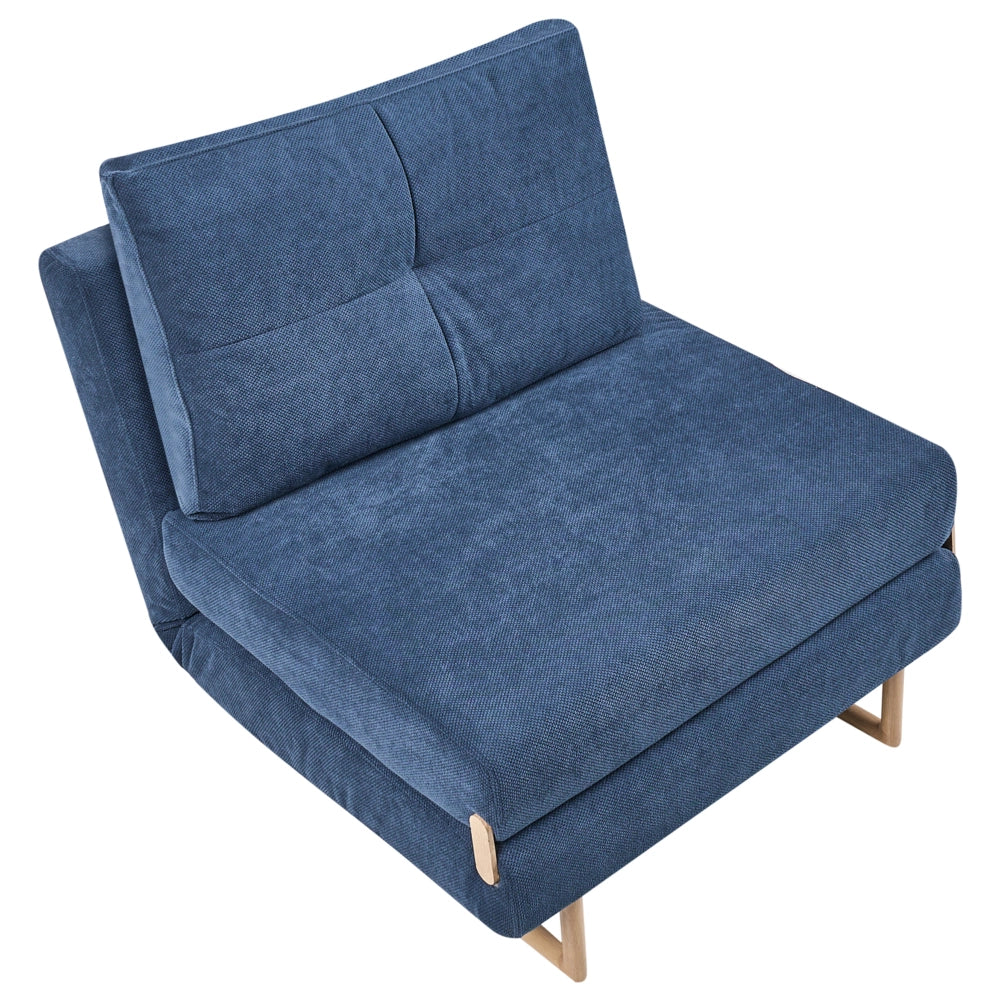 Divano letto singolo per 1 persona Pieghevole blu pieghevole camera ospiti