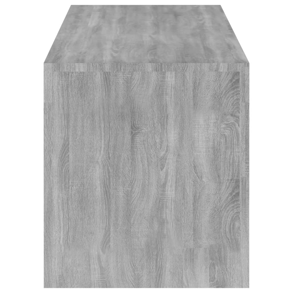 Mobile TV multimediale mensola TV credenza mobile TV sala da pranzo soggiorno camera da letto con luci LED Sonoma 120 x 35 x 40 cm grigio 02_0026801