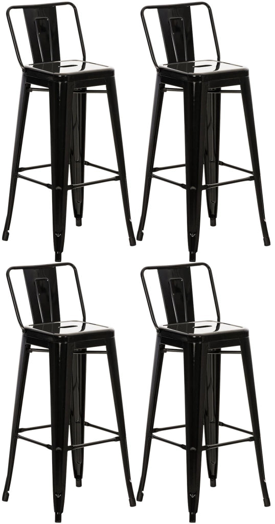 Set di 4 sgabelli da bar Mason 8