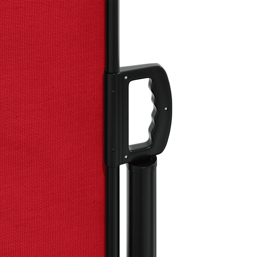 Tenda da Sole Laterale Retrattile Rossa 120x600 cm 4004492
