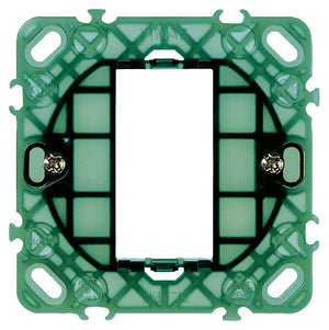 Supporto Vimar Plana 1 modulo con griffe per scatole tonde 14601