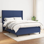 Giroletto a Molle con Materasso Blu 140x190 cm in Tessuto 3131271