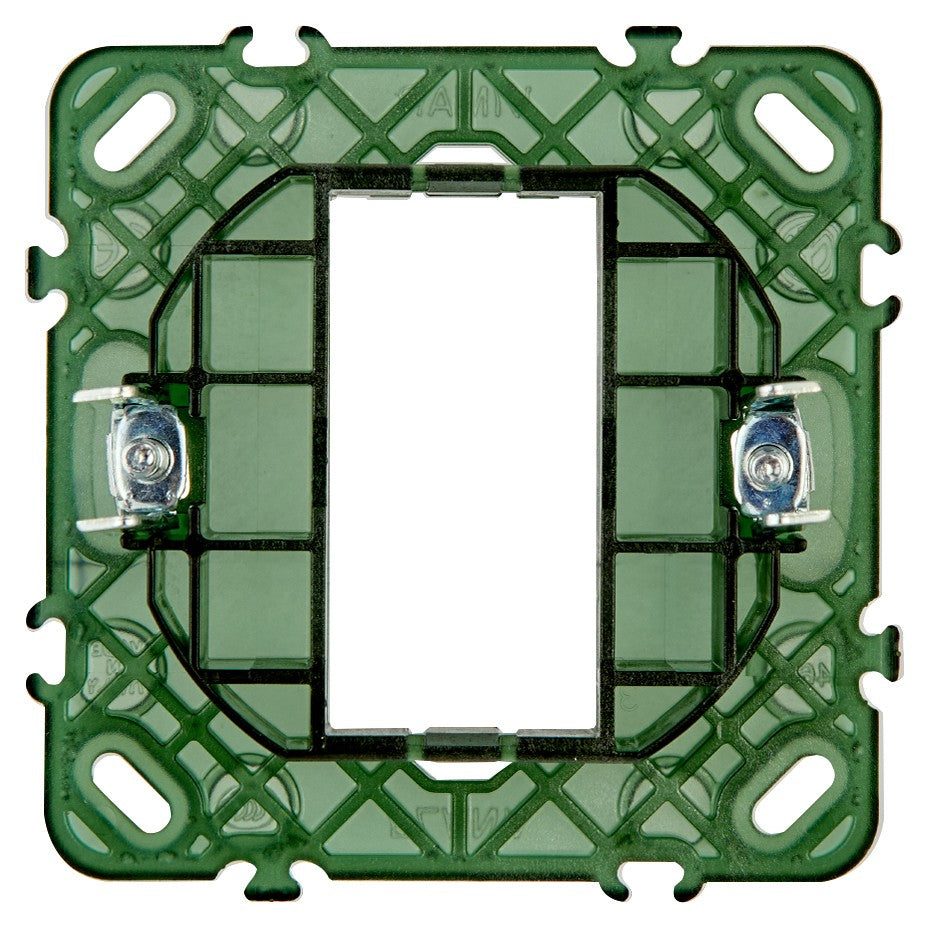 Supporto Vimar Plana 1 modulo con griffe per scatole tonde 14601