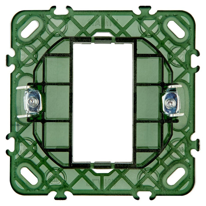 Supporto Vimar Plana 1 modulo con griffe per scatole tonde 14601