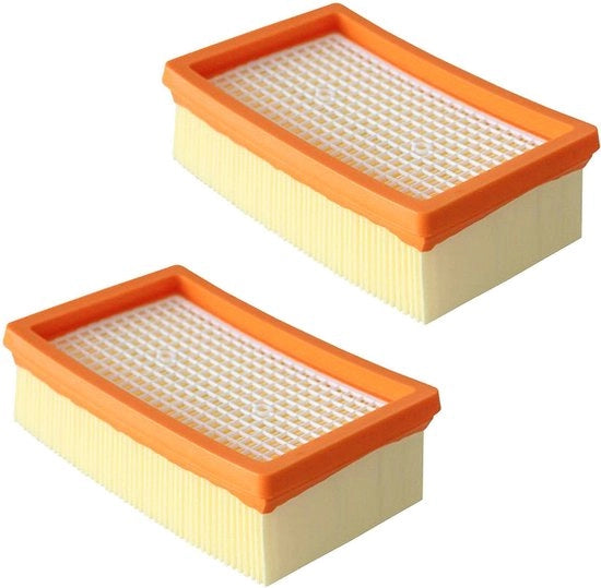 2 pezzi - filtro aspirapolvere - per WD 4/5/6 & MV 4/5/6 aspirapolveri multifunzione - filtro pieghevole - qualità premium - sostituisce i filtri originali