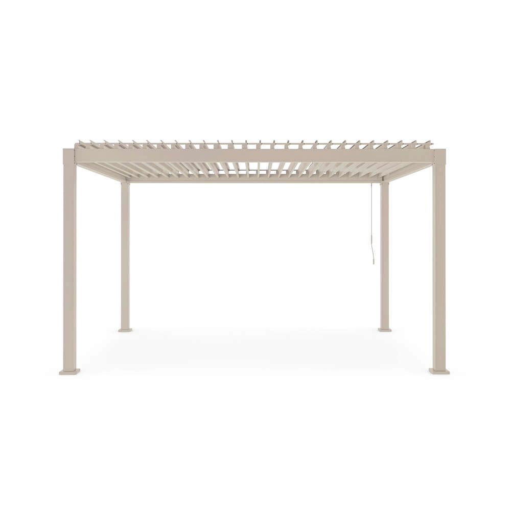 Pergola da Giardino in Acciaio Tetto Lamellare 3x4 Garda Bizzotto