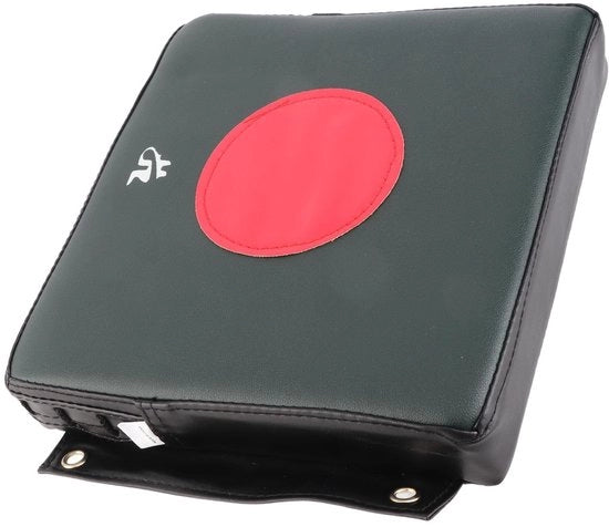 Piumone di allenamento per pugilato di alta qualità PU - Targa da parete - Portatile - Resistente agli impatti - Fori di fissaggio - 26x26x5 cm - Borsa di allenamento
