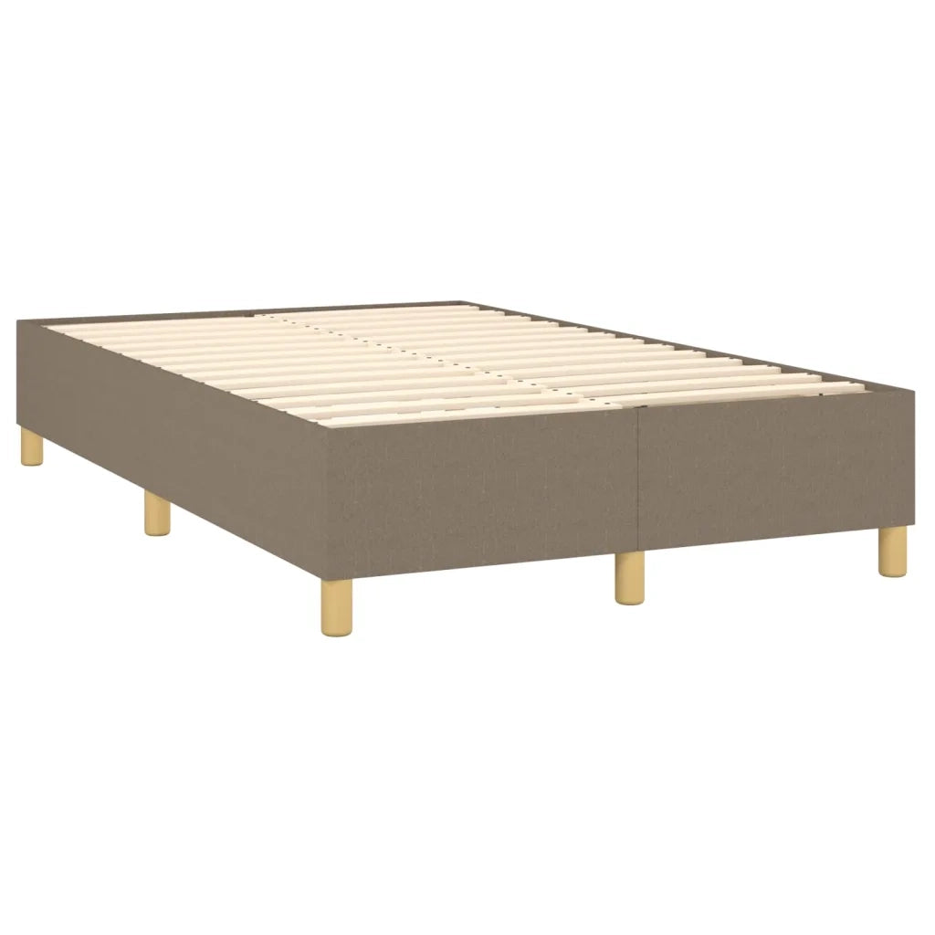 Giroletto a Molle con Materasso Tortora 120x200 cm in Tessuto 3142245