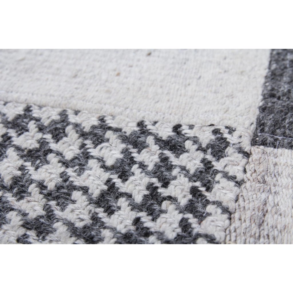 Tappeto patchwork Omnia Natur in seta e lana 160x230 cm