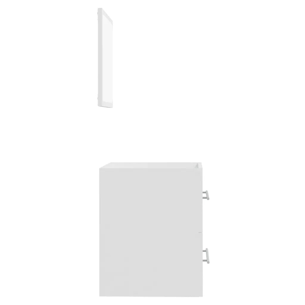 Mobile da Bagno con Specchio Bianco 41x38,5x48 cm  cod mxl 18039