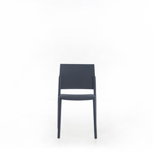 Set 4 Sedie 55x52,5xH81 cm in Polipropilene Venus Grigio Scuro