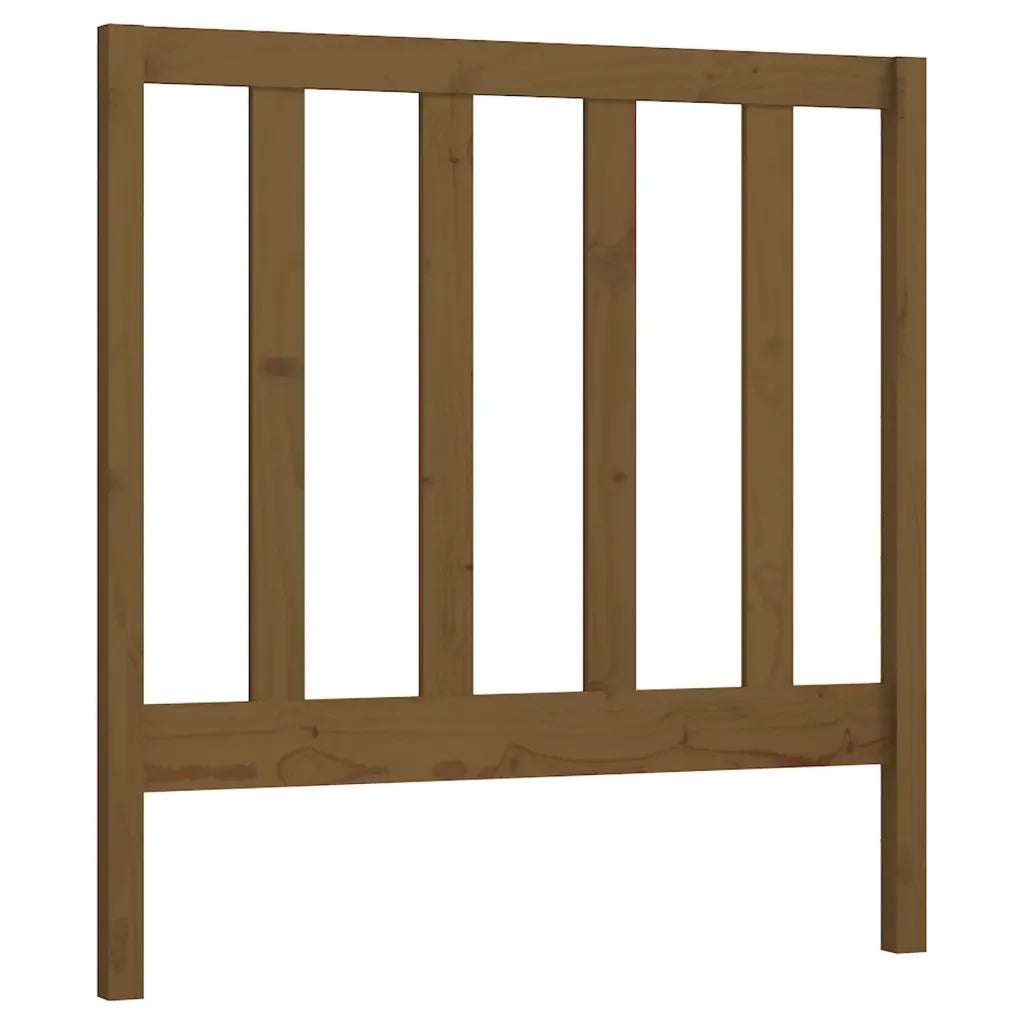Testiera | Testata per Letto Ambra 95x4x100 cm in Legno Massello di Pino