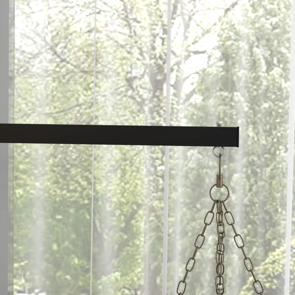 Supporto per sacco boxer a parete ¨C zephmum ¨C 9 staffe in acciaio, nero, fino a 100 kg
