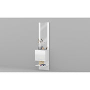 Mobile ingresso con Scarpiera e specchio 45x35x191cm - PHOENIX