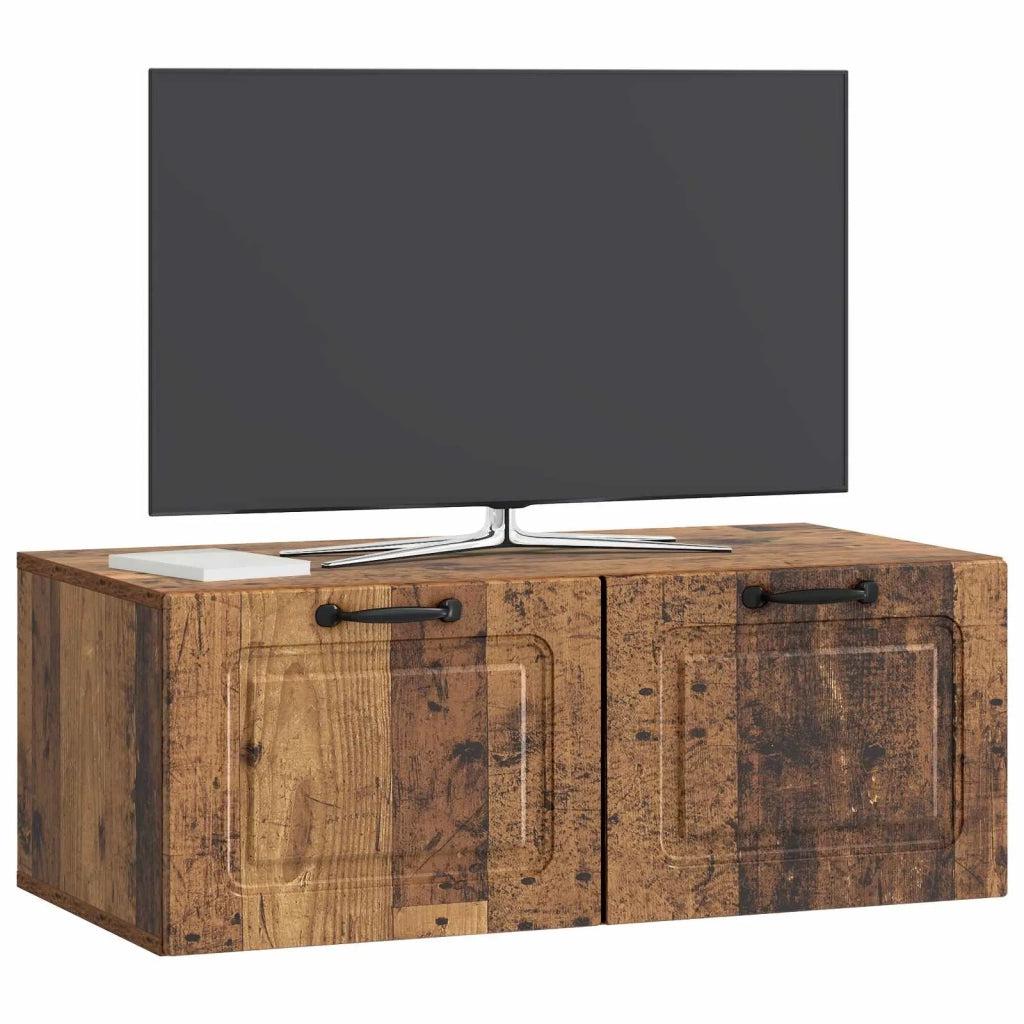 Mobile Porta TV da Muro Legno antico 78,5 x 41 x 30 cm 899373