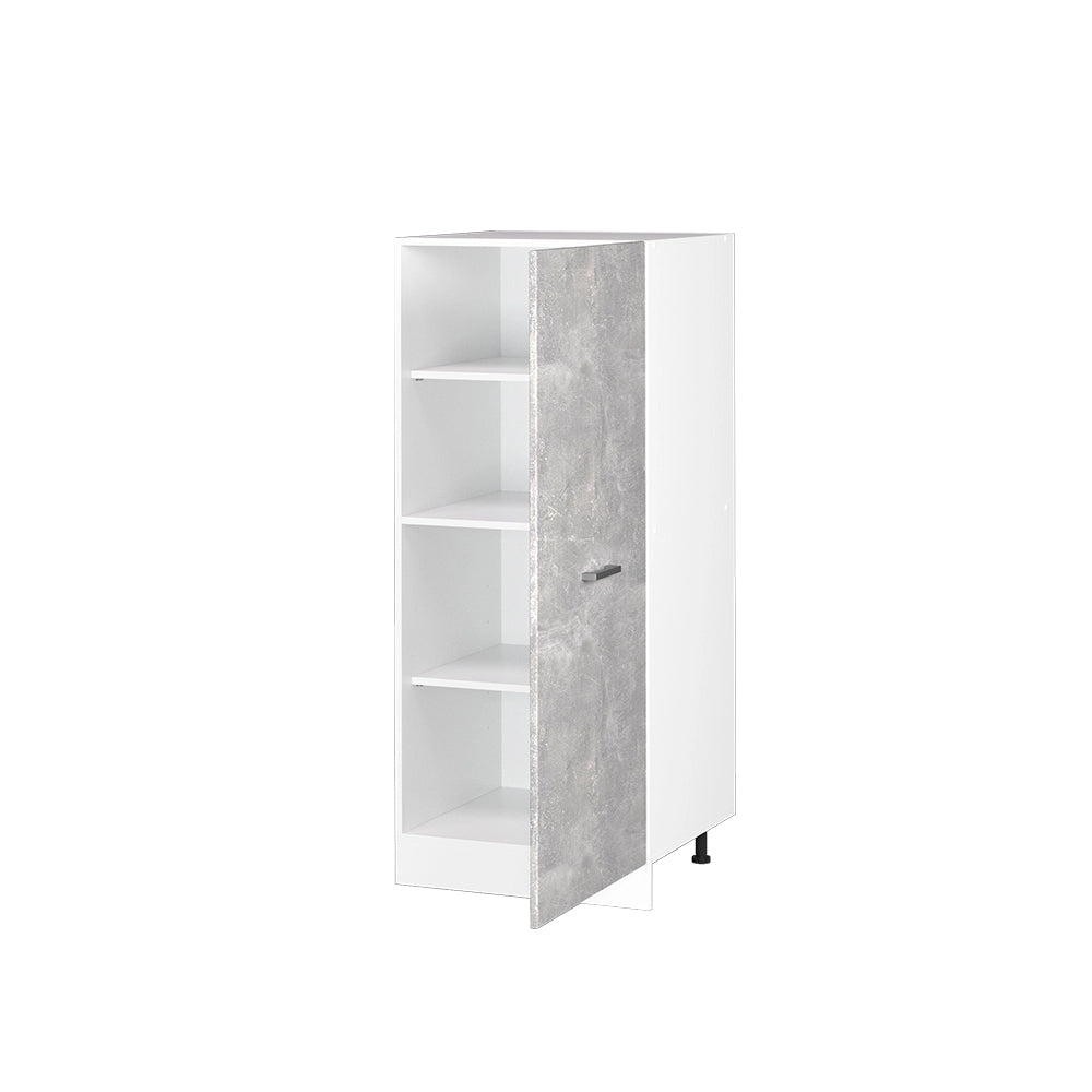 Mobile cucina dispensa R-Line Calcestruzzo/Bianco 60 cm Vicco