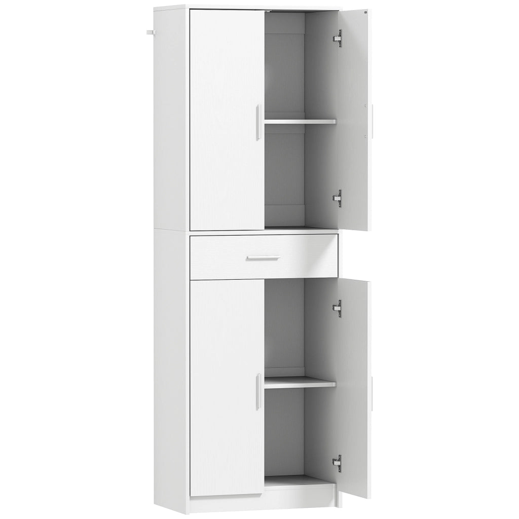 Mobile cucina 3 ripiani regolabili ¨C Xylo ¨C Truciolare MDF bianco salvaspazio