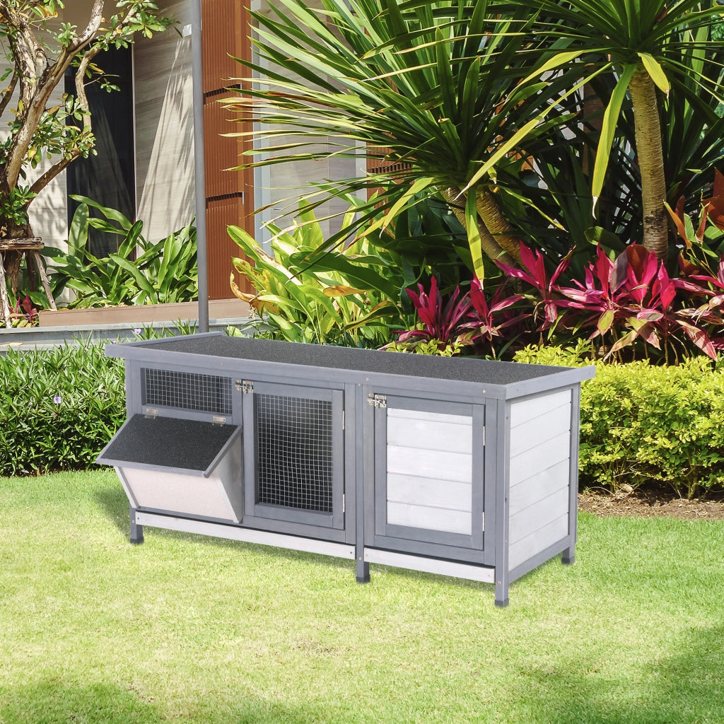 Casetta da giardino ¨C zephmum ¨C grigio nero 112x50x54 cm