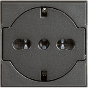 Bticino Axolute Presa Bipasso Flat Standard Tedesco e Italiano 2P+T 10/16 A HS4140/16F