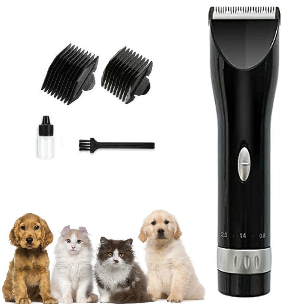 Trade Shop - Tosatrice Senza Fili Cani Gatti Rasoio Elettrico Tosatore Ricaricabile Q-t180 -