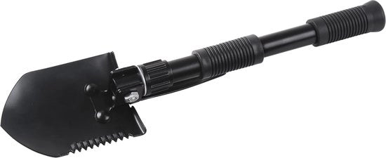 Mini-schep opvouwabile - 41 cm (aperto) - Schepkop 9,5 * 12,8cm - Schep multifunzione - Schep portatile - Attrezzo per fuoristrada - Pala - Vanga - Per camminare e sopravvivere