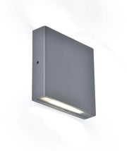 Applique esterno LED PILI quadrata grigio scuro IP54 Lutec