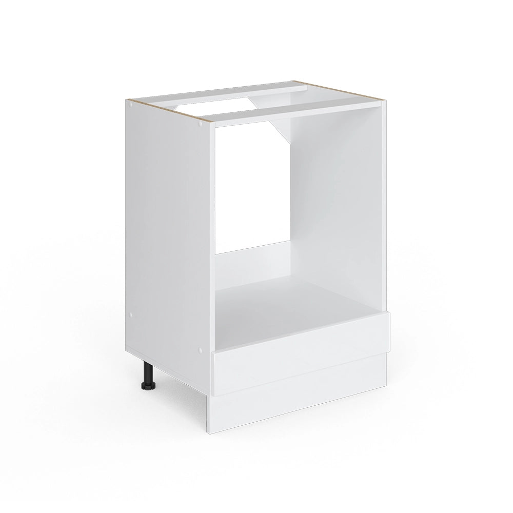 Vicco Frontale cucina Bianco lucido 59.6 x 11.2 cm frontale del mobile per mobile da incasso forno