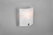 ELISA APPLIQUE RETTANGOLARE VETRO DECORO E GRANIGLIA DI VETRO L.20CM X H.22CM 1 LUCE ATTACCO E27