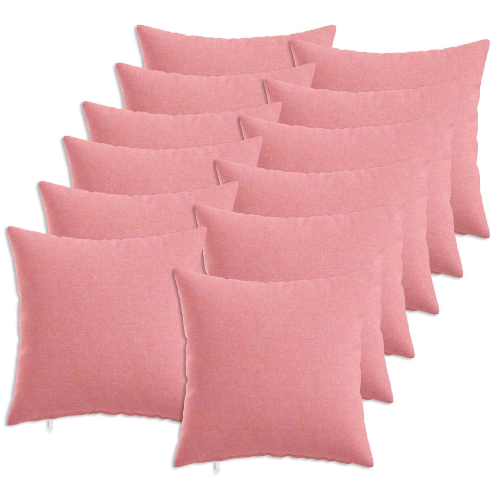 Cuscino con cuscino HEERLEN 12 pz Rosa Tessuto 926430