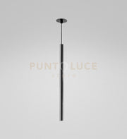 THALASSIA SG/I -  SOSPENSIONE COLORE NERO A LED 3000K 398LM 7W  AD INCASSO D.2,5x55CM