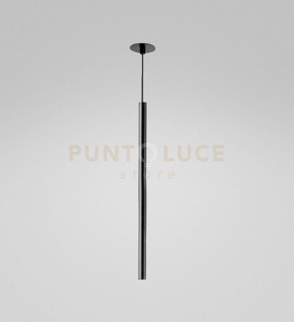THALASSIA SG/I -  SOSPENSIONE COLORE NERO A LED 3000K 398LM 7W  AD INCASSO D.2,5x55CM