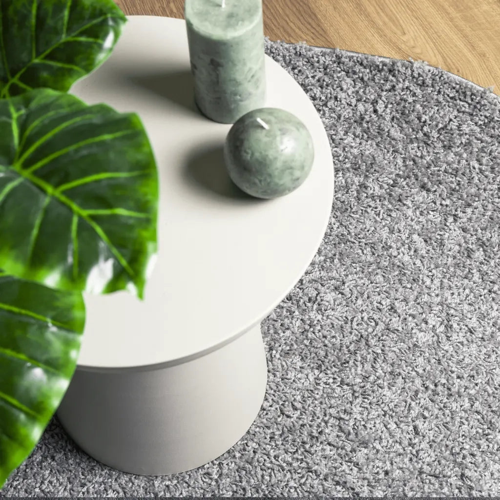 Tappeto Shaggy PAMPLONA a Pelo Lungo Moderno Grigio 80x250 cm 375253