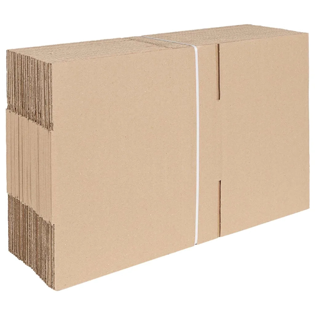 Scatola Pieghevole 50 pcs Naturale 30 x 21,5 x 14 cm Cartone 4106567