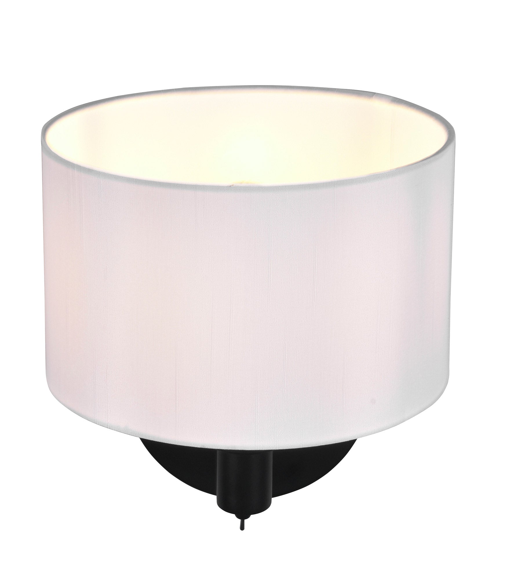 Applique da Interno Attacco E27 in Metallo Nero Opaco