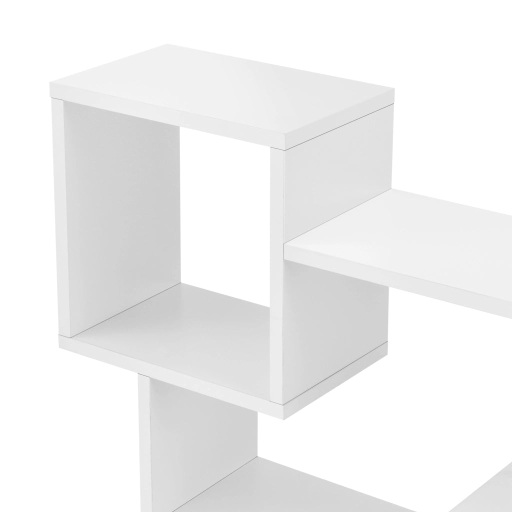 Mensola da Parete Kvinesdal con 3 Vani Portaoggetti 87x18x54 cm - Bianco [en.casa]