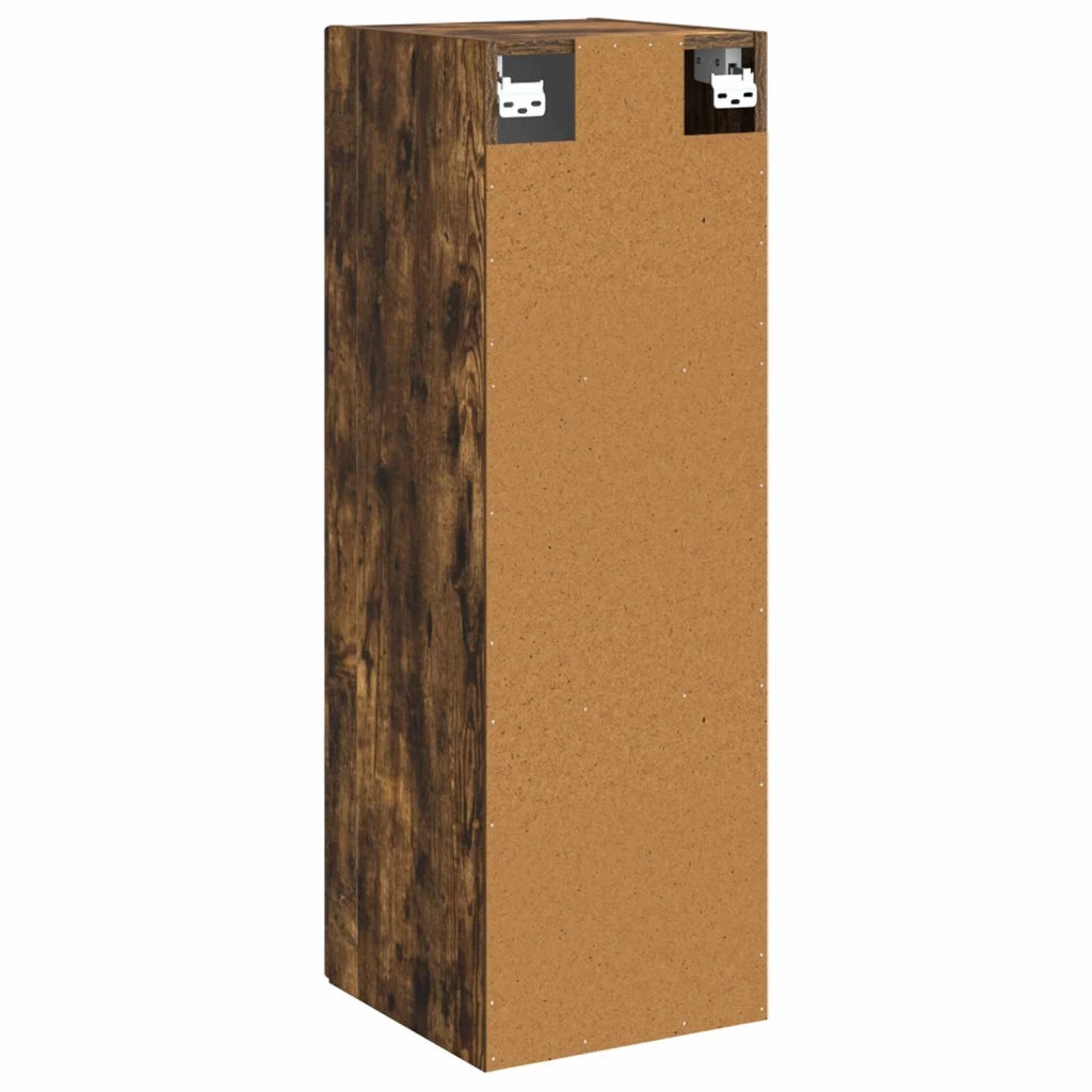 Mobiletto da Bagno a Muro Rovere Fumo 33 x 34,5 x 100 cm 890527