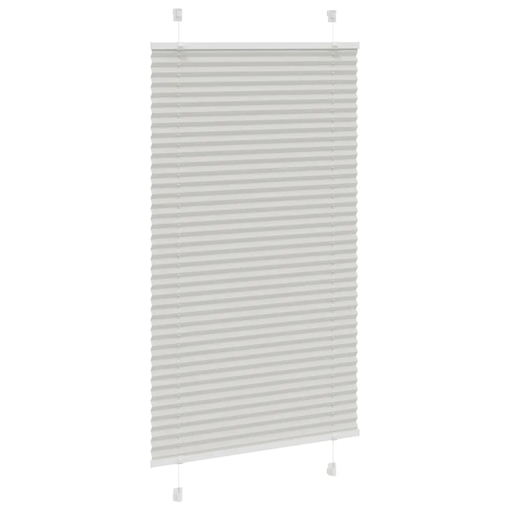 Tenda Plissettata Grigio Chiaro 75x150 cm Larghezza Tessuto 4015342
