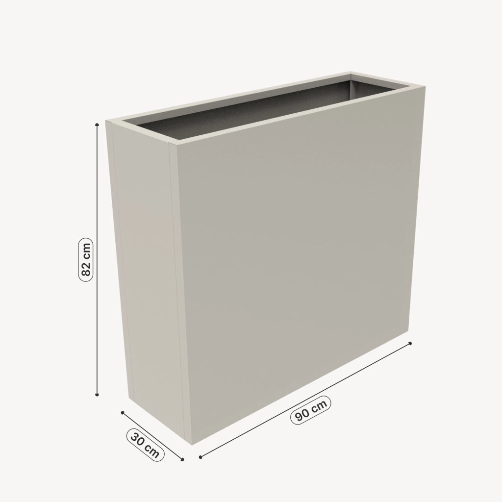 Fioriera Vaargel in Acciaio Portafiori 82x90x30 cm - Cachi casa.pro
