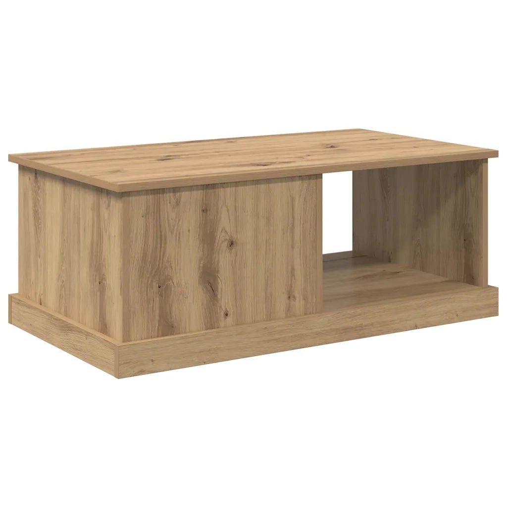 Tavolino da salotto Rovere artigianale 90 x 50 x 35 cm